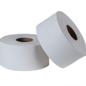 PAPEL HIGIENICO JR, CAJA CON 12 ROLLOS DE 180 MTS