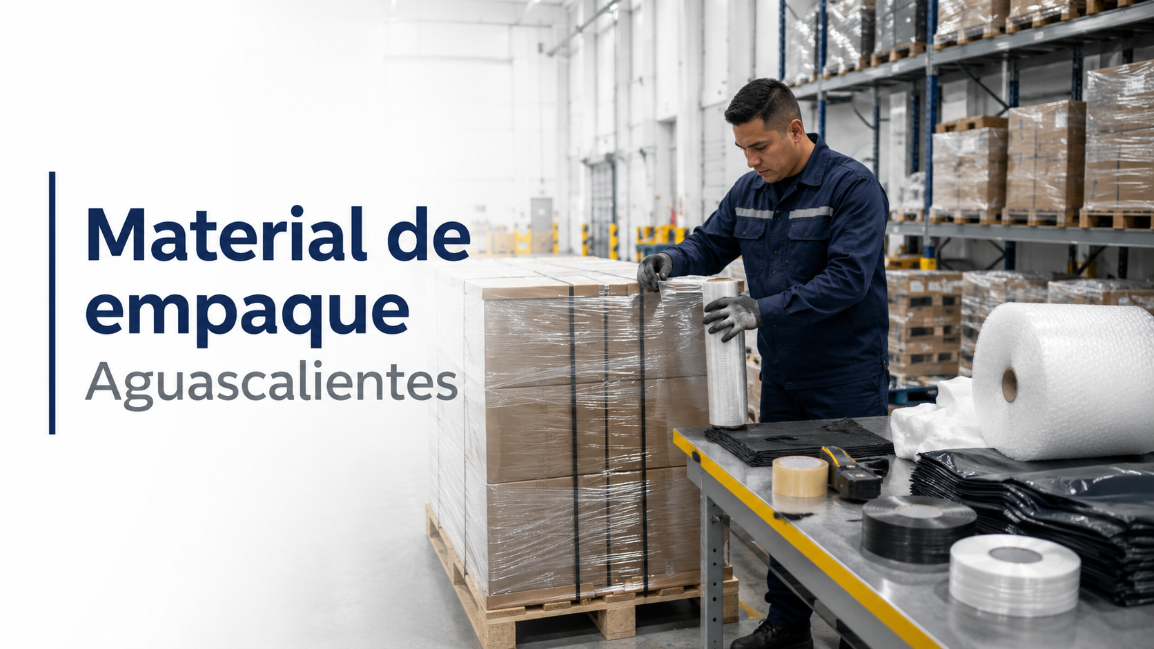 Material de empaque Aguascalientes para industria, almacén y logística