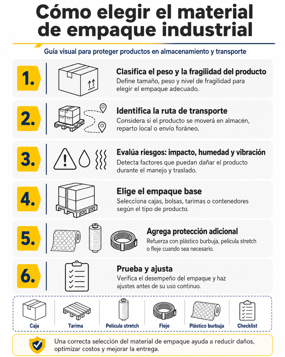 Material de empaque Aguascalientes para industria, almacén y logística 2 Material de empaque Aguascalientes